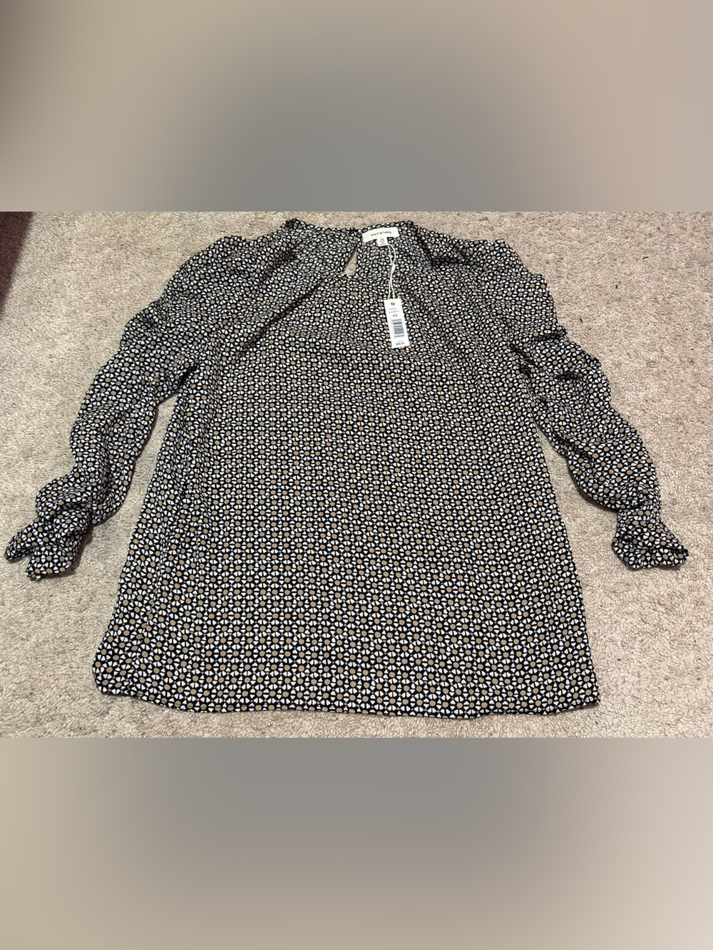 NWT. Max Studio long-sleeve blouse